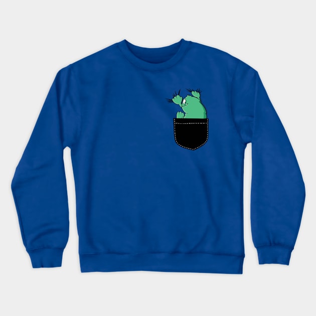 Monster in my pocket Crewneck Sweatshirt by LouMax